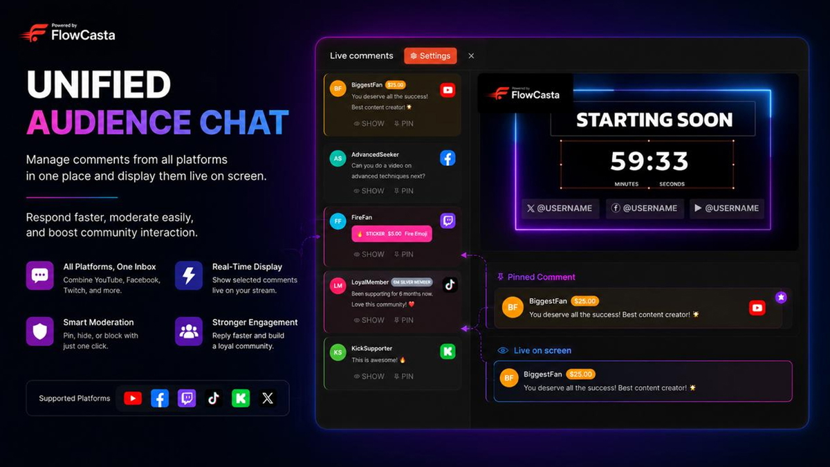 Unified Audience Chat