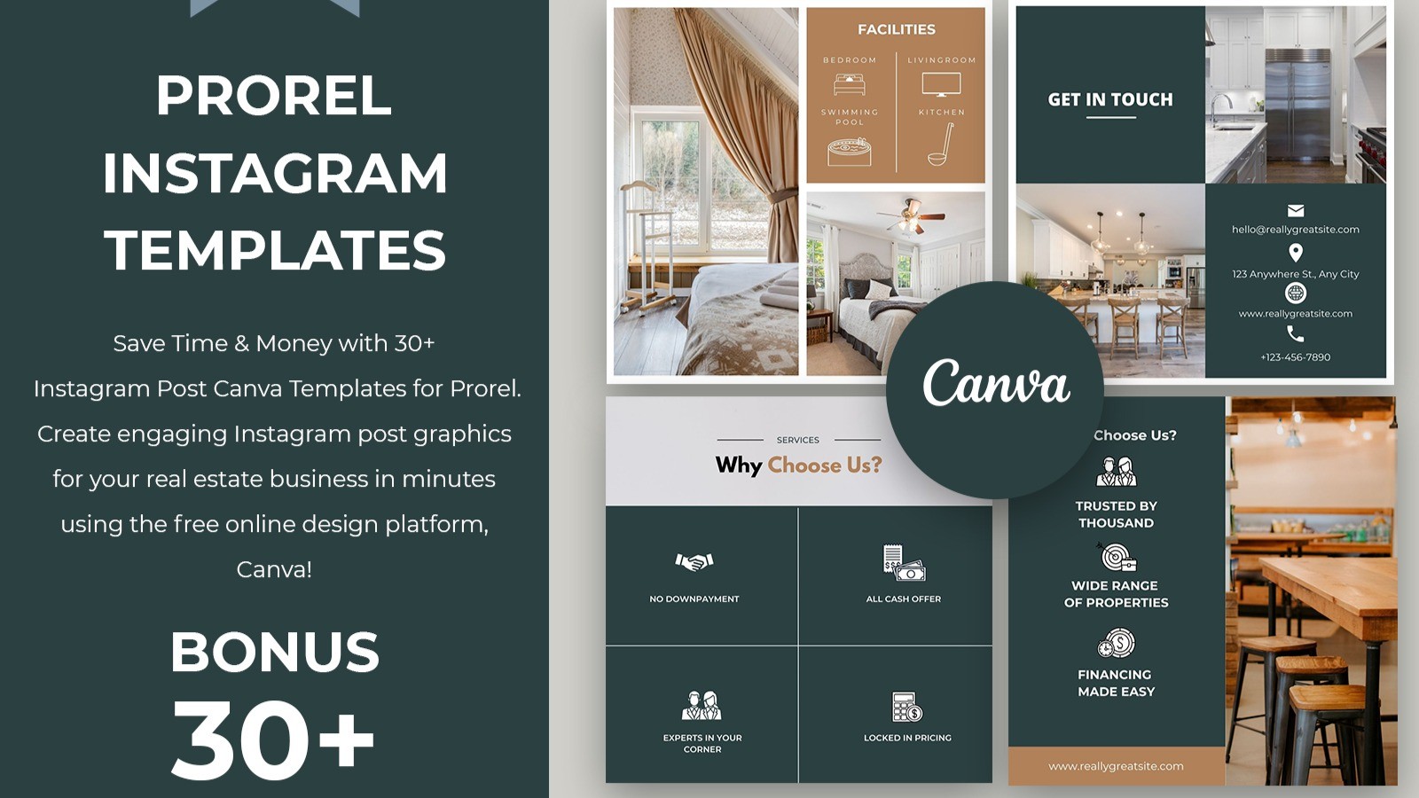 AppSumo Deal for Prorel - Real Estate And Property Instagram Templates