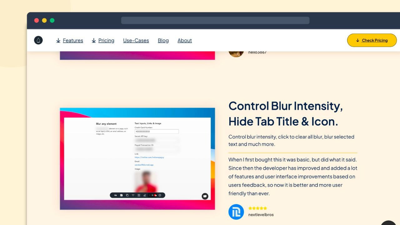 Blurweb App - Plus Exclusive