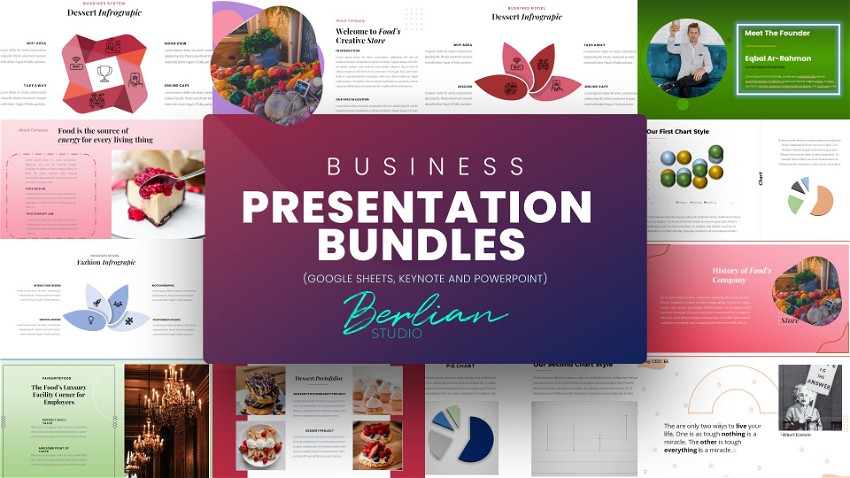 Business Presentation Bundles (Google Slides, Keynote and Powerpoint)
