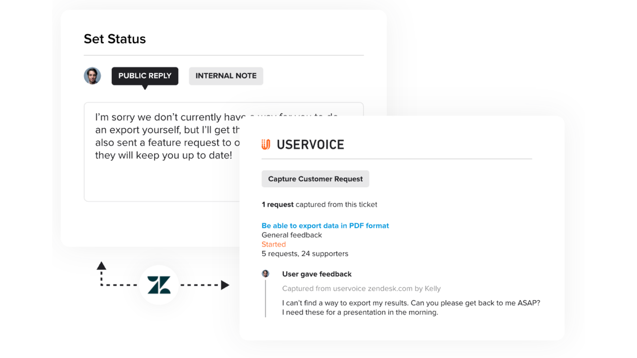 Create personalized tasks to act on customer feedback