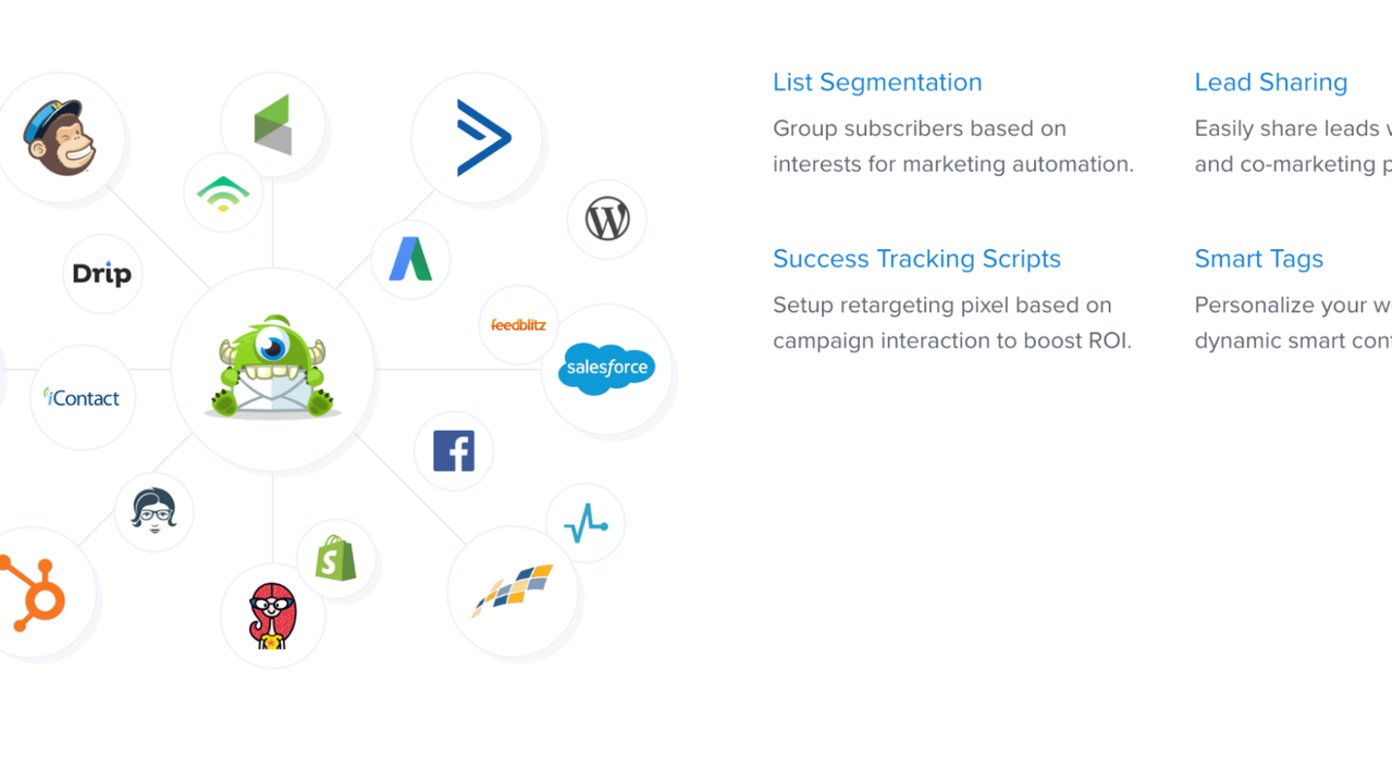 OptinMonster Intergations