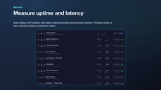 Measure uptime and latency thumbnail