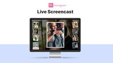 Display the photos & Videos uploaded by guests on a Live Projector or LED Screen thumbnail