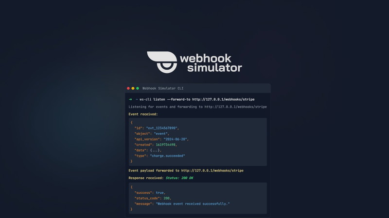 Webhook Simulator