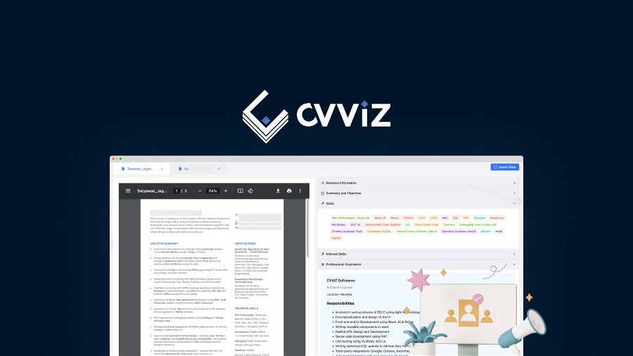 CVViZ - AI Resume Parser API