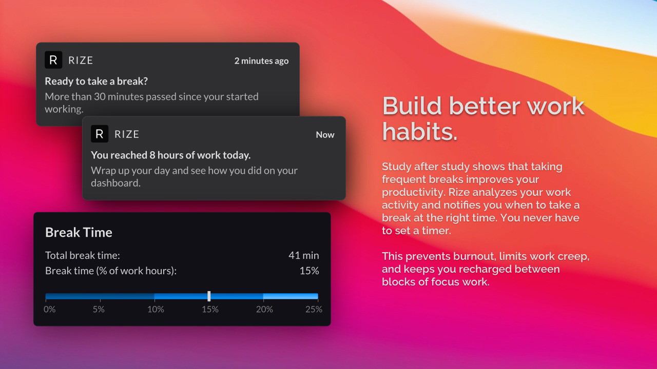 Rize: Your Personal Productivity Tracker - Plus exclusive