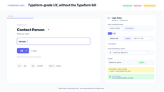 Typeform-grade UX, without the Typeform bill thumbnail