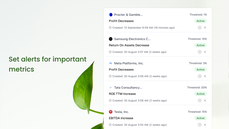 Set alerts for important metrics thumbnail
