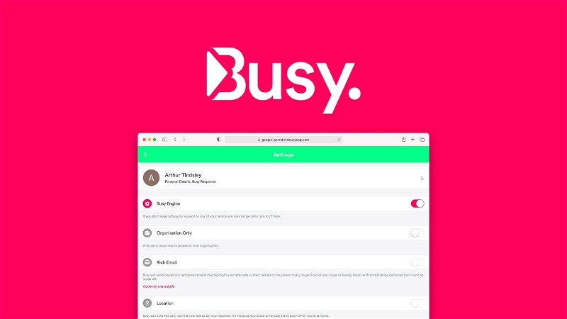 The Busy App