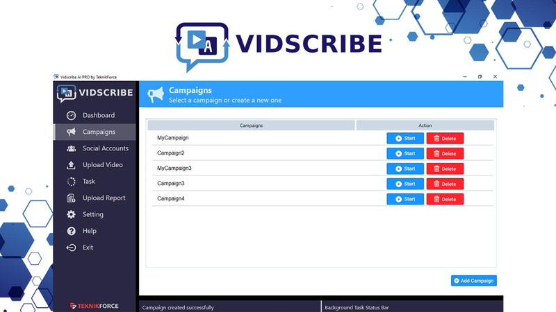 VidScribe AI - Automatically Redub & Subtitle your videos in any language