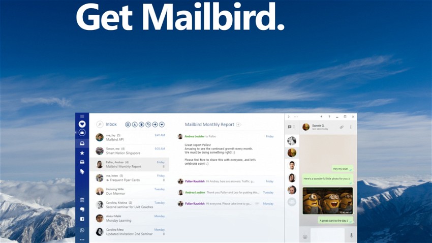 mailbird show password