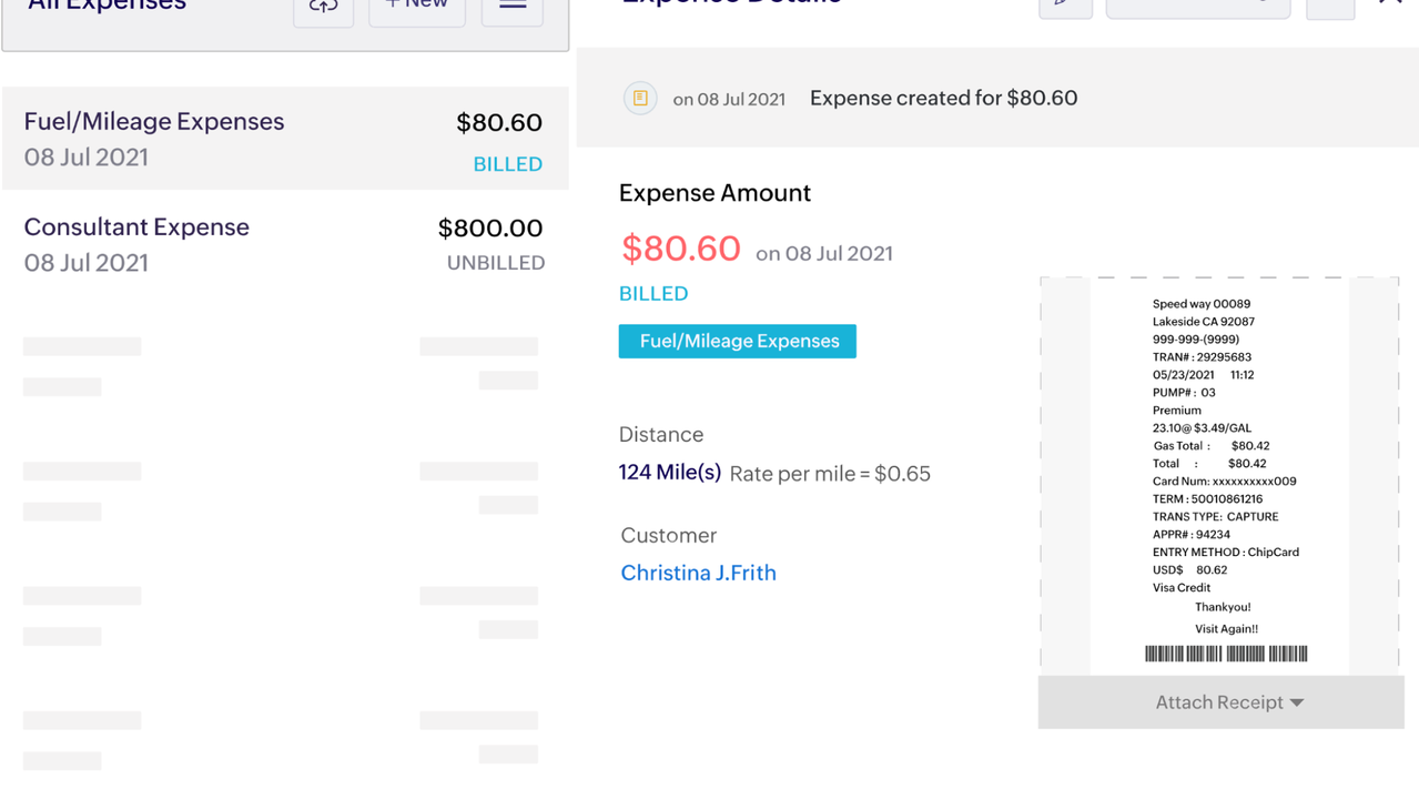 Track all business expenses