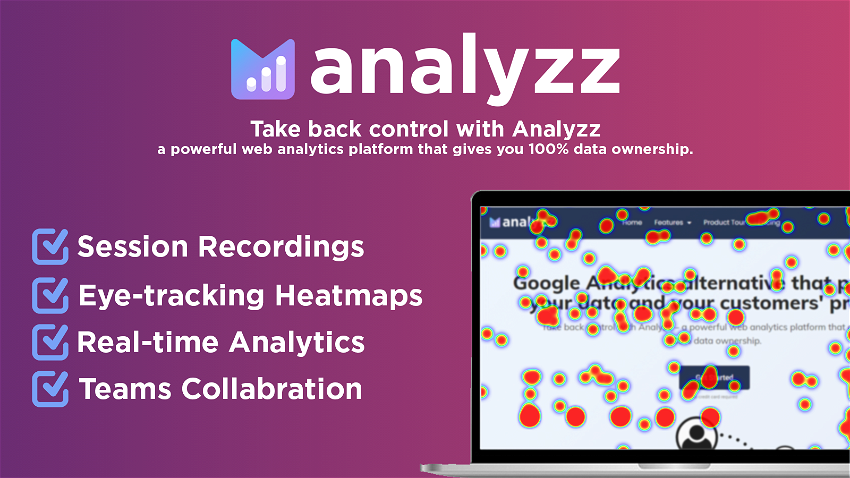 Analyzz - Heatmaps & Session Recordings