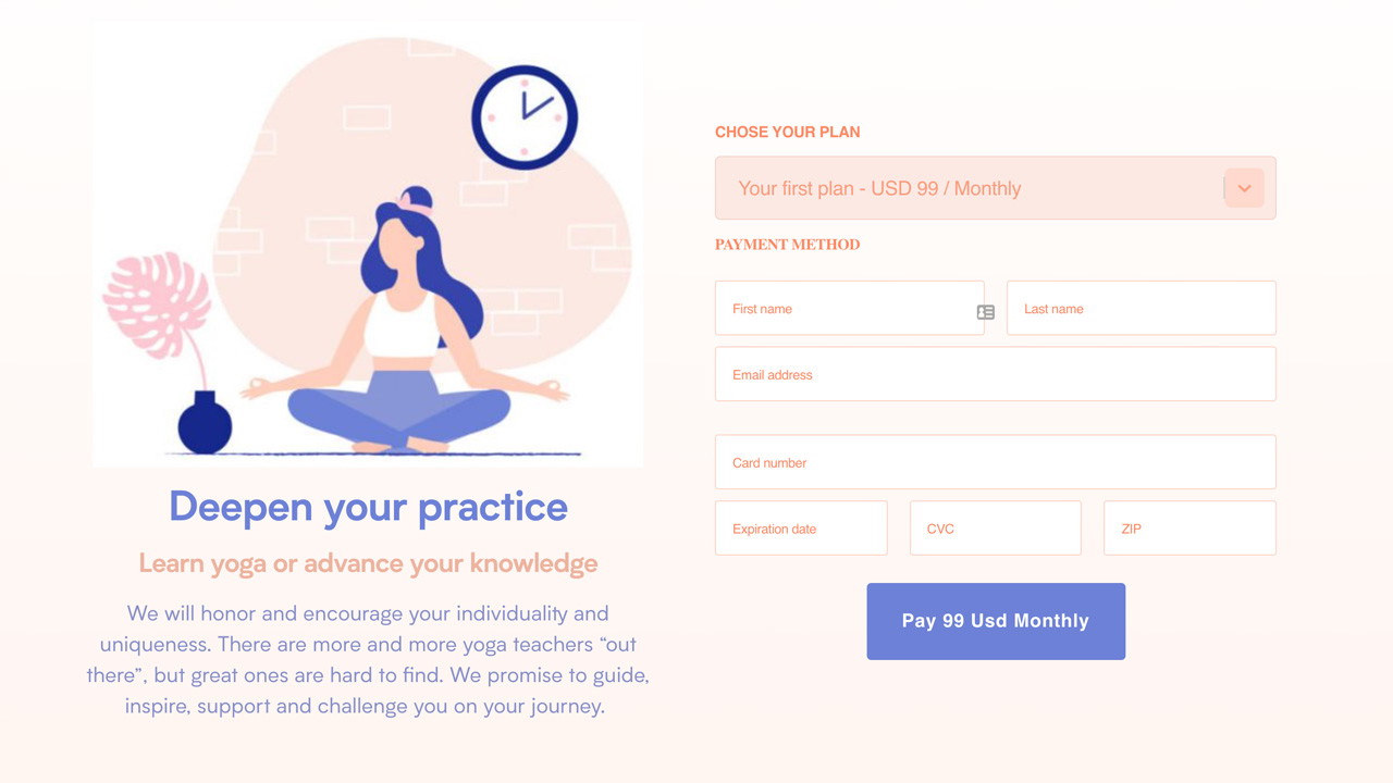Payment Page