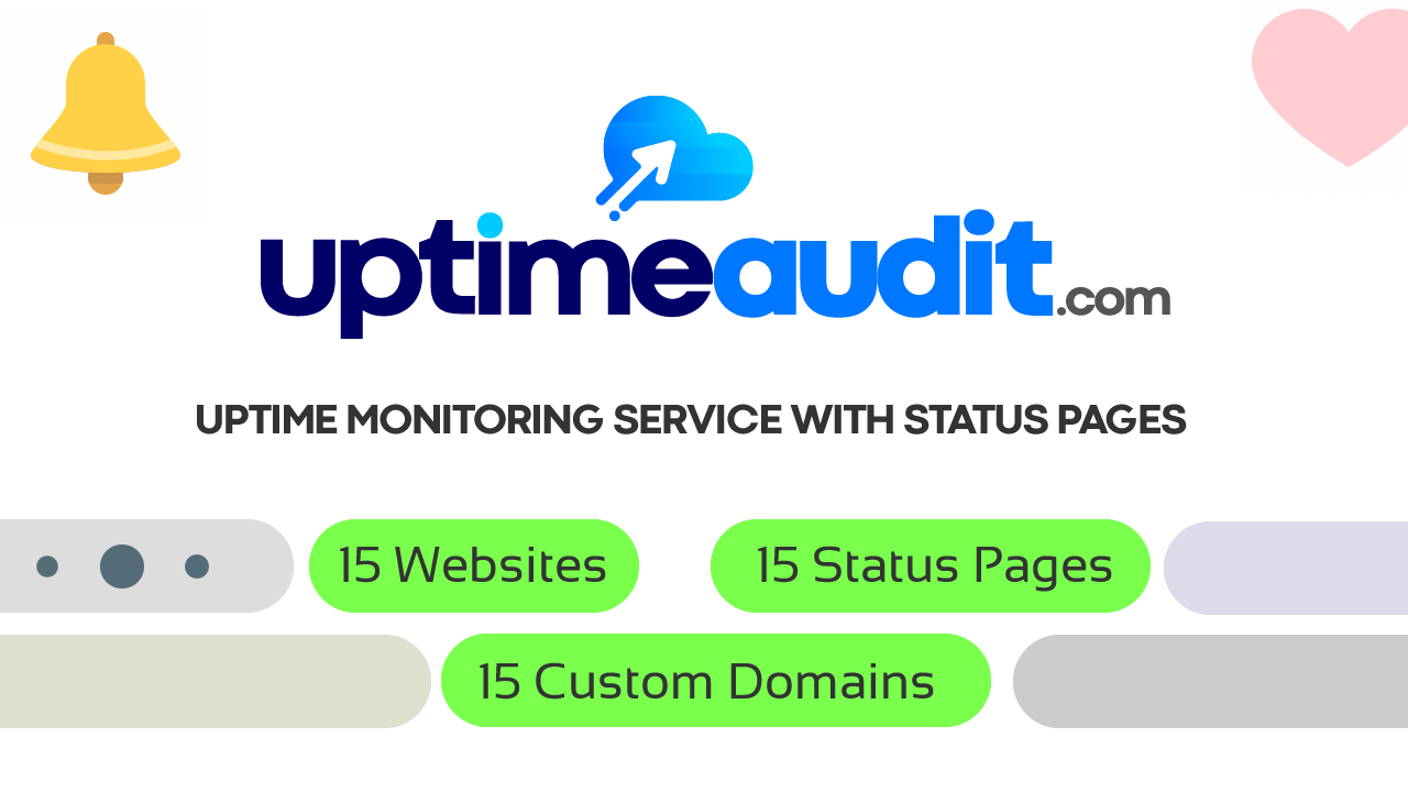 UptimeAudit.com - Uptime Monitoring & Status Pages