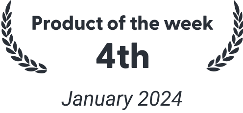 Product Hunt's Product of the Week January 2024