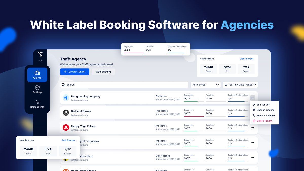 Juggle multiple client accounts in one unified dashboard