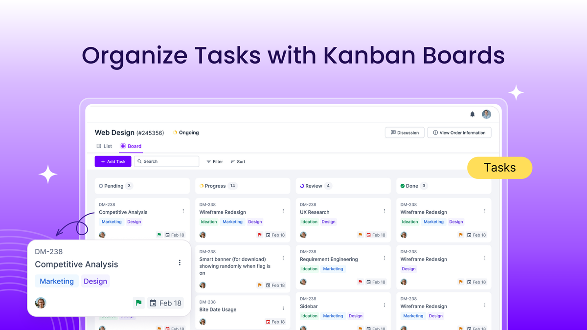 Handle all your client projects