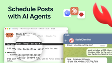 Schedule posts using AI agents thumbnail