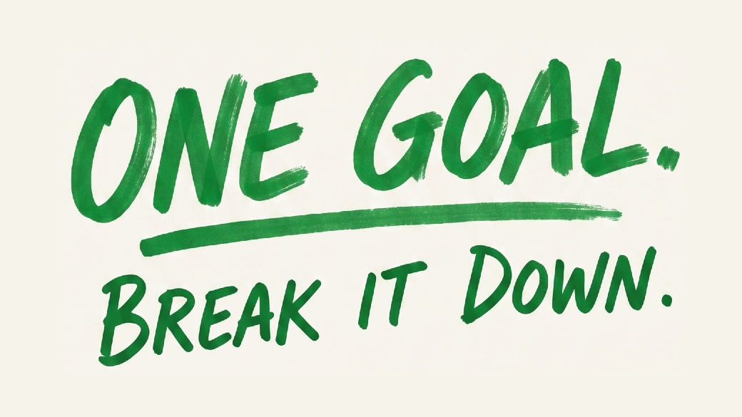 One Goal Breakdown visualization