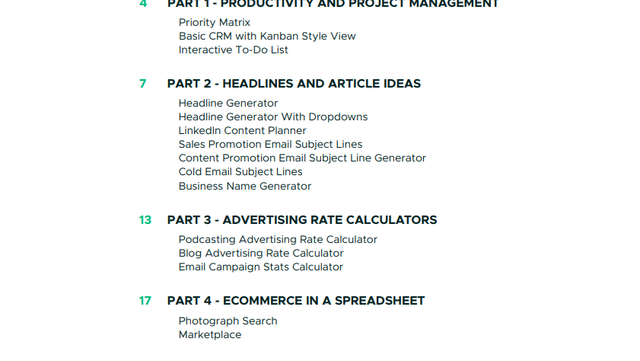 Appsumo S Google Sheets Template Pack Appsumo