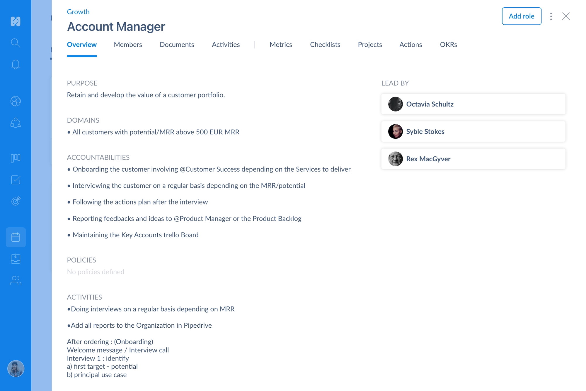 Account manager