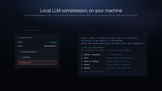 Local LLM compression thumbnail