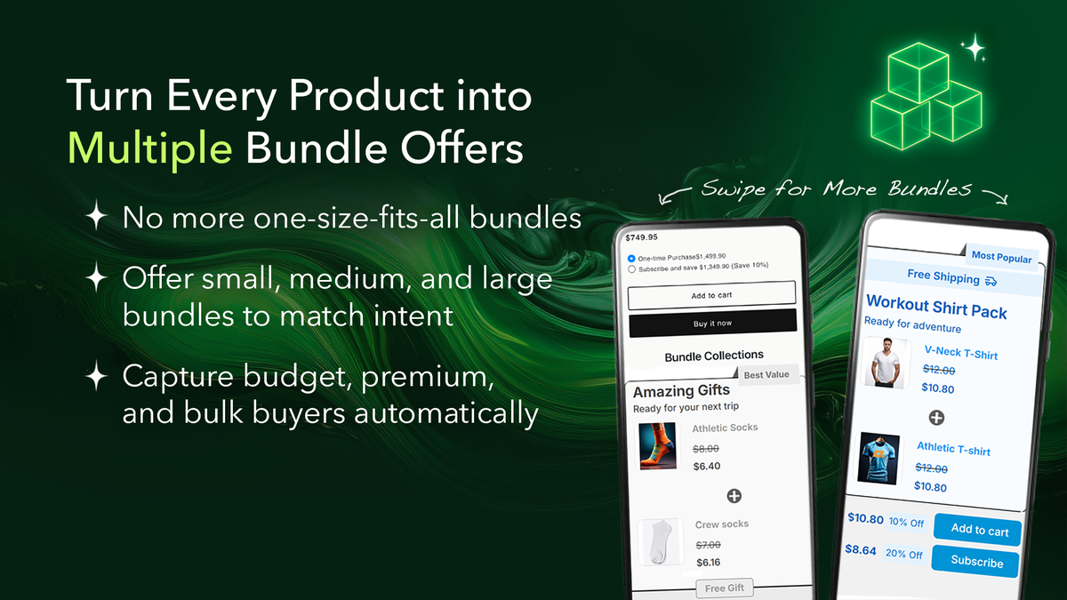 Offer Multiple Bundle Options With Every Product