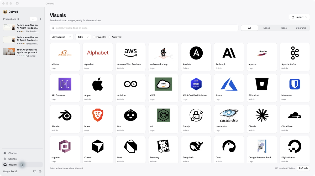 Show the tools and ideas you talk about