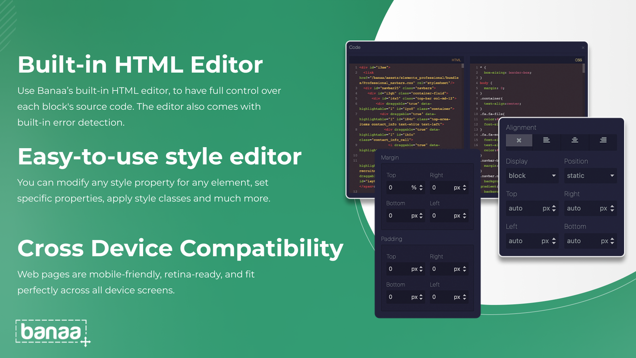 Banaa.com - No-Code Website and eCommerce Builder