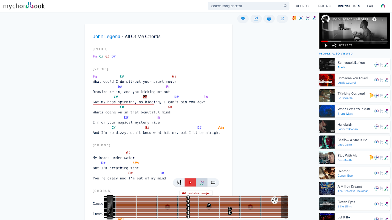 Mychordbook