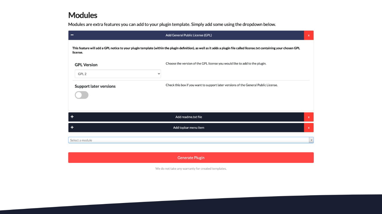 Pluginplate