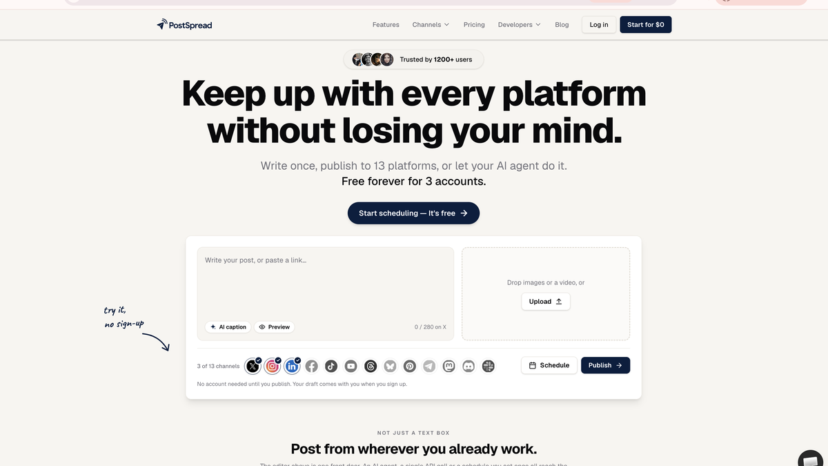 Multi-platform publishing
