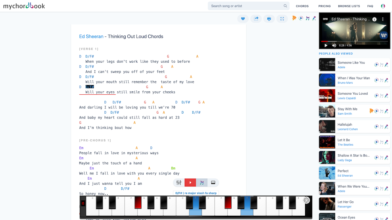 Mychordbook