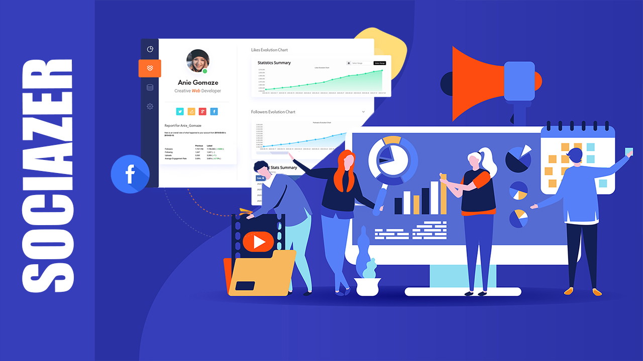 Sociazer Social Media Tracking App