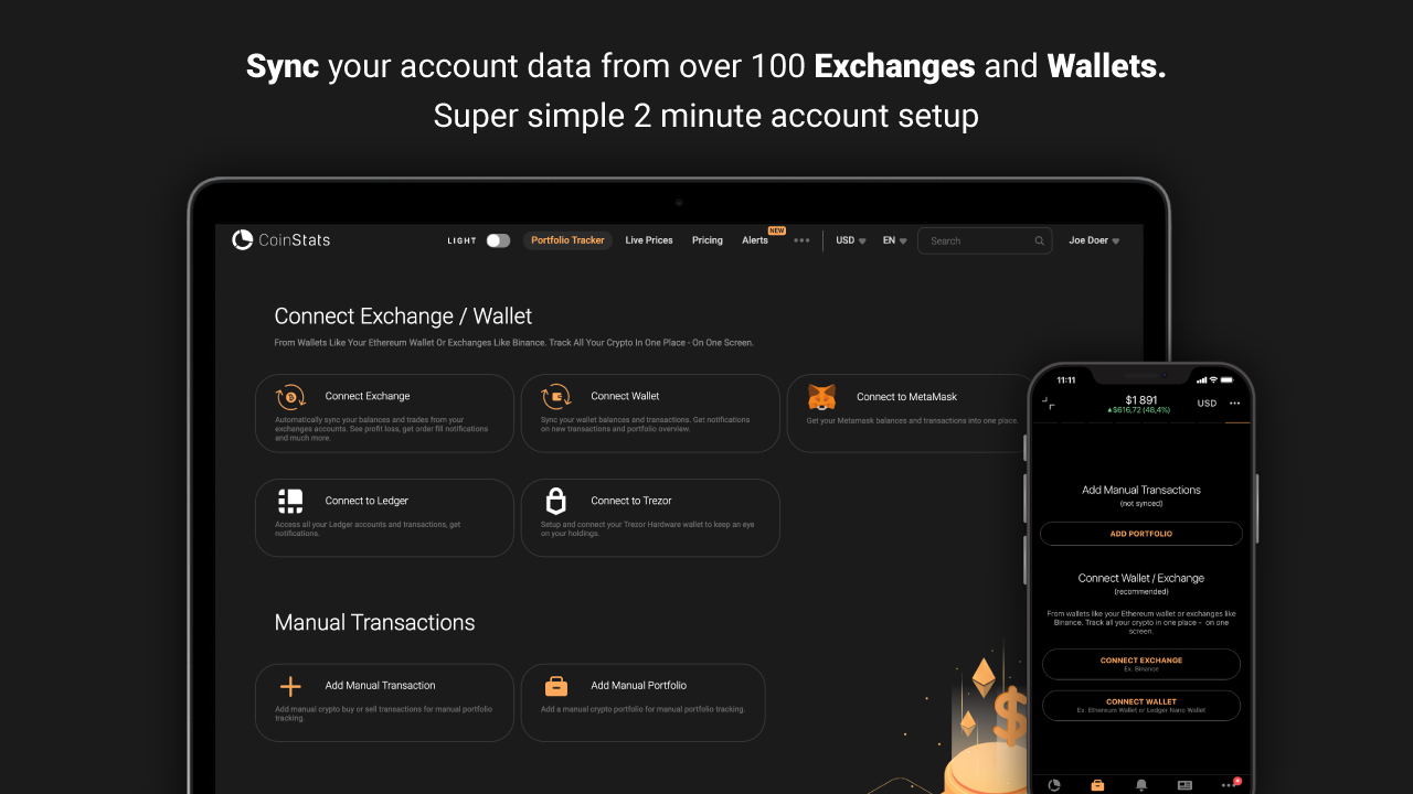 CoinStats - Crypto Portfolio Manager