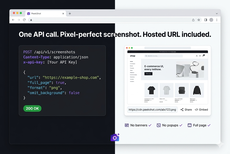 Developer-friendly screenshot API with secure endpoints for automated URL and HTML capture. thumbnail
