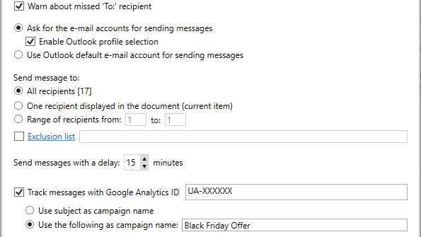 Mail Merge Toolkit for Outlook