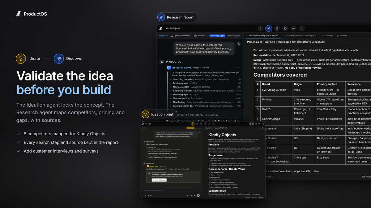 Validate the idea before you build it