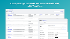 Create, manage, customize, and insert unlimited links, all in WordPress thumbnail