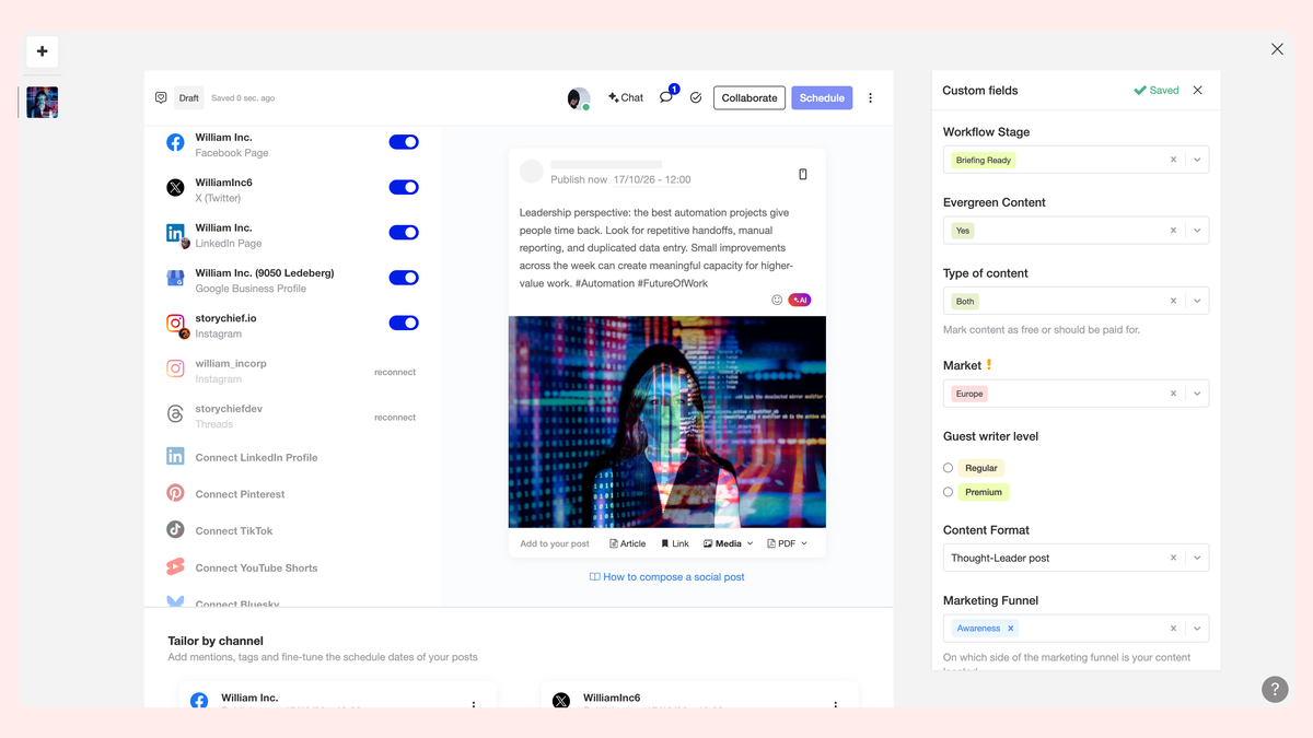 Social Media editor