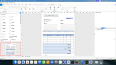 Sample invoice created with MyDraw thumbnail