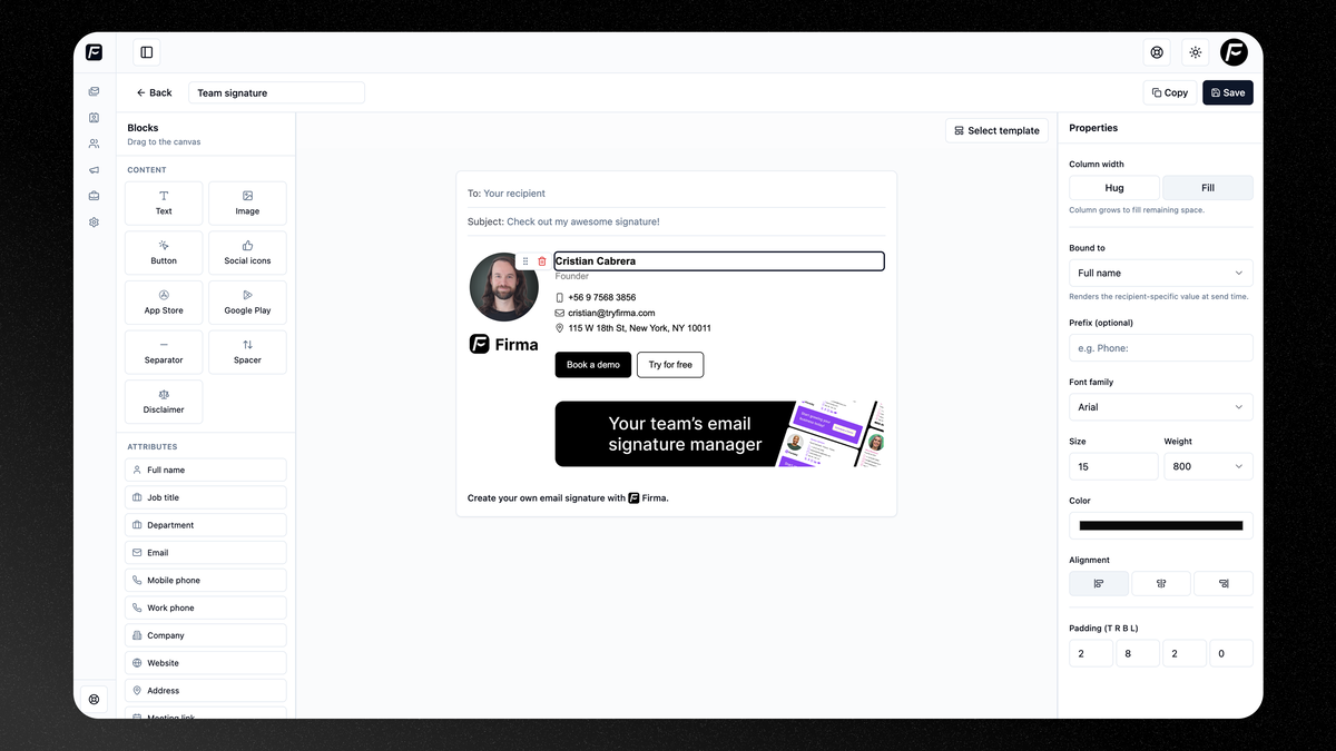 Professional Templates & Brand Control