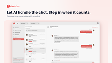 Let AI handle the chat. Step in when it counts. thumbnail