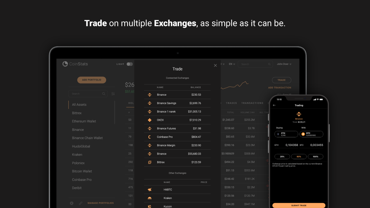 CoinStats - Crypto Portfolio Manager