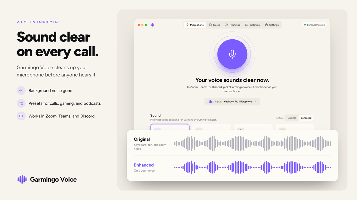 Audio EQ and compressor settings
