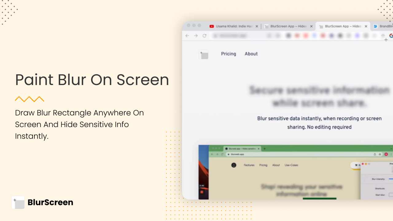 BlurScreen App - Blur Anything on Screen