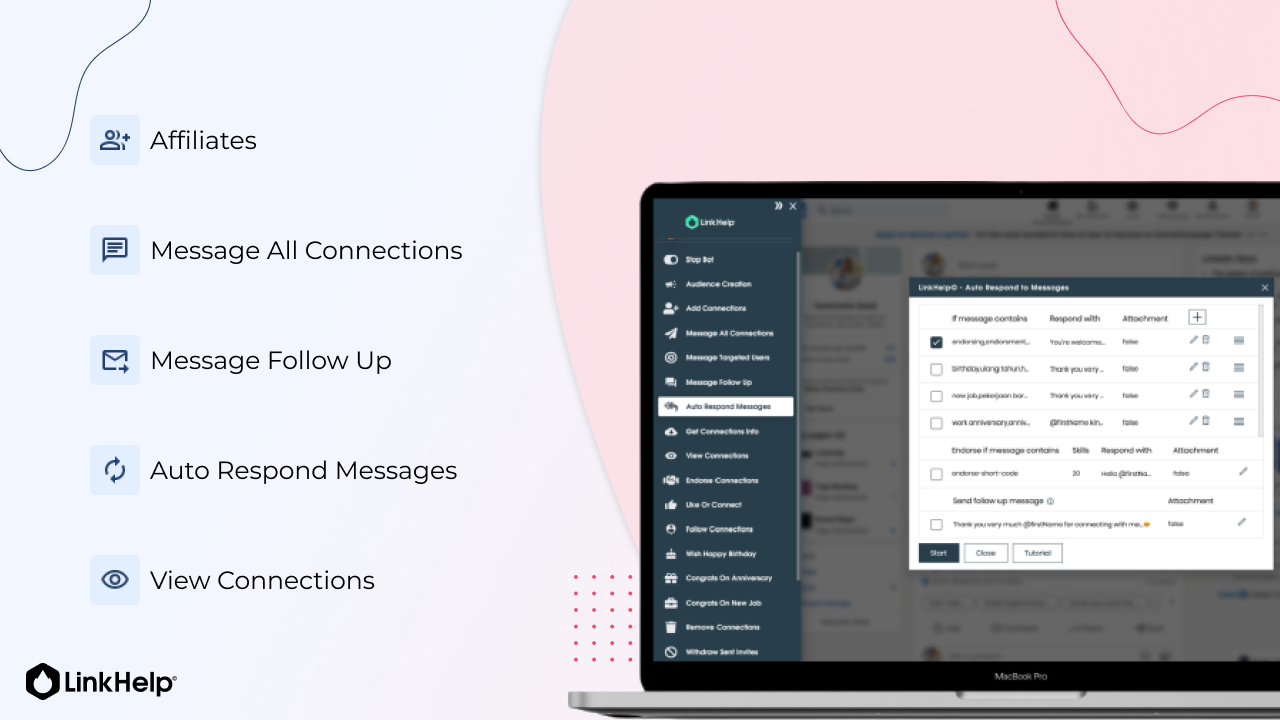 LinkHelp - Plus exclusive