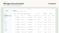 Amplaud approval queue showing each submission with person, campaign, reward, status and date. thumbnail